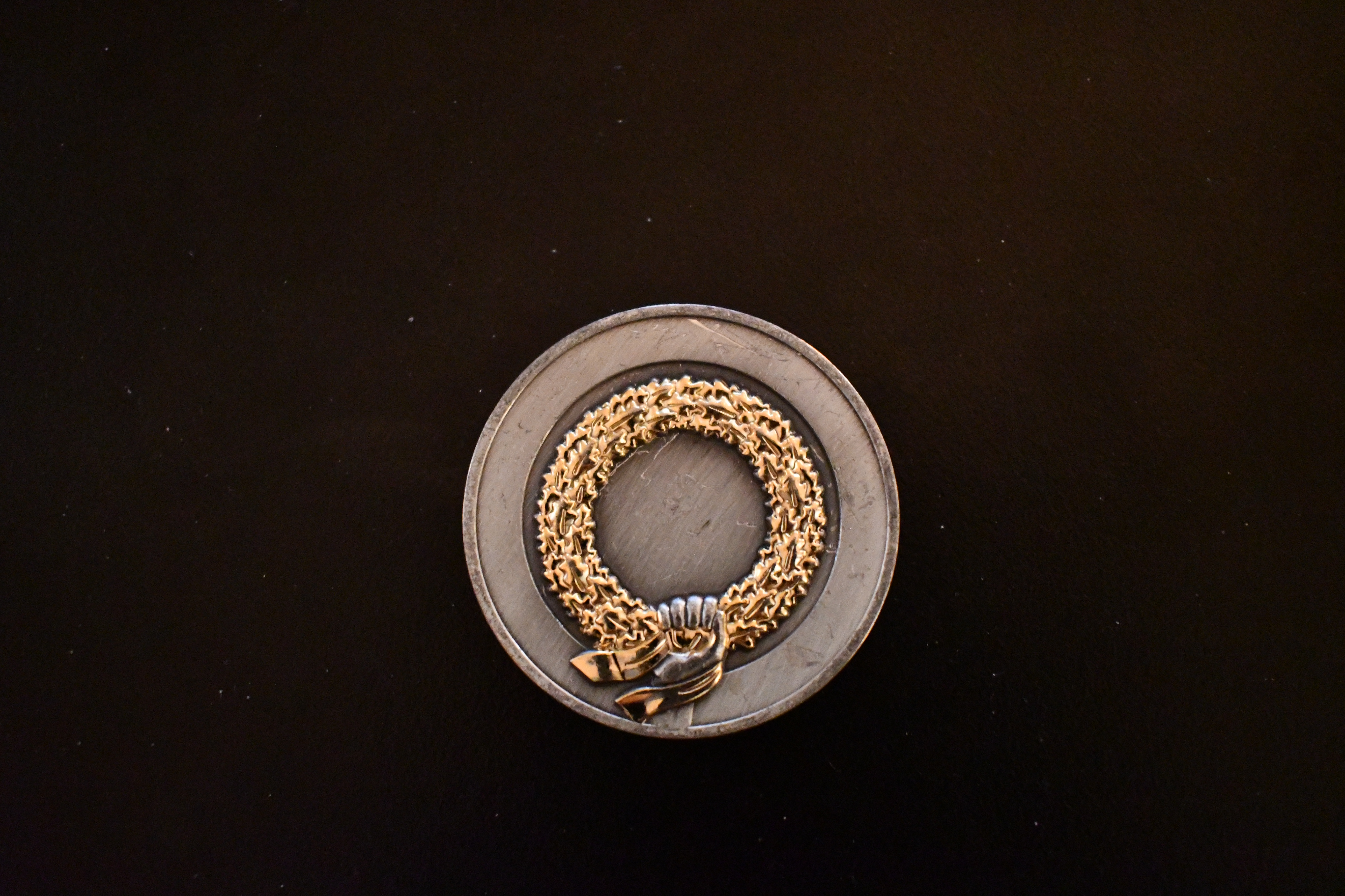 Back of the basic Swedish Armed Forces Coin